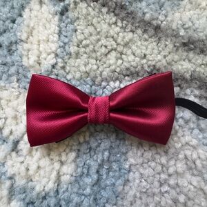 NEW Boy's Elegant Burgundy Bow Tie